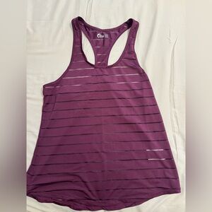 3 Zyia striped workout tanks. Gently worn.